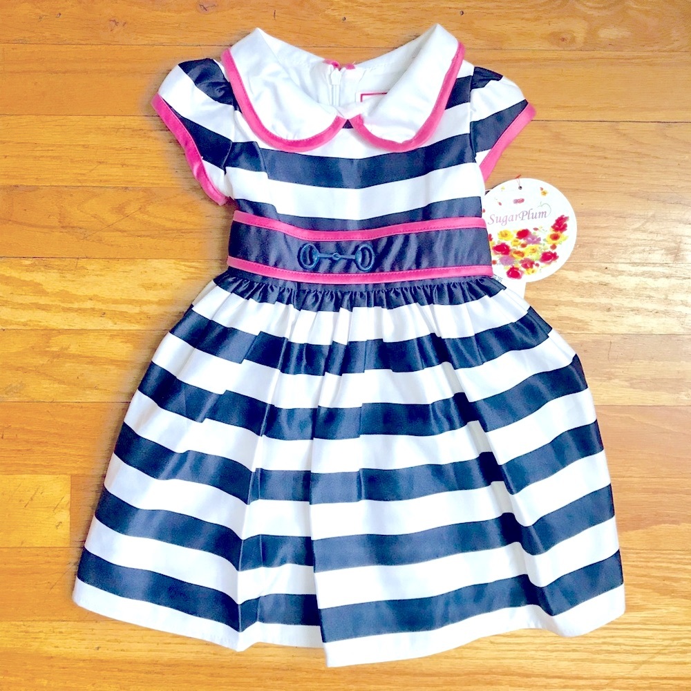 STRIPE LUXURY DRESS - Picture 2 of 7